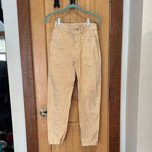 Pilcro Tan Straight Leg Pants